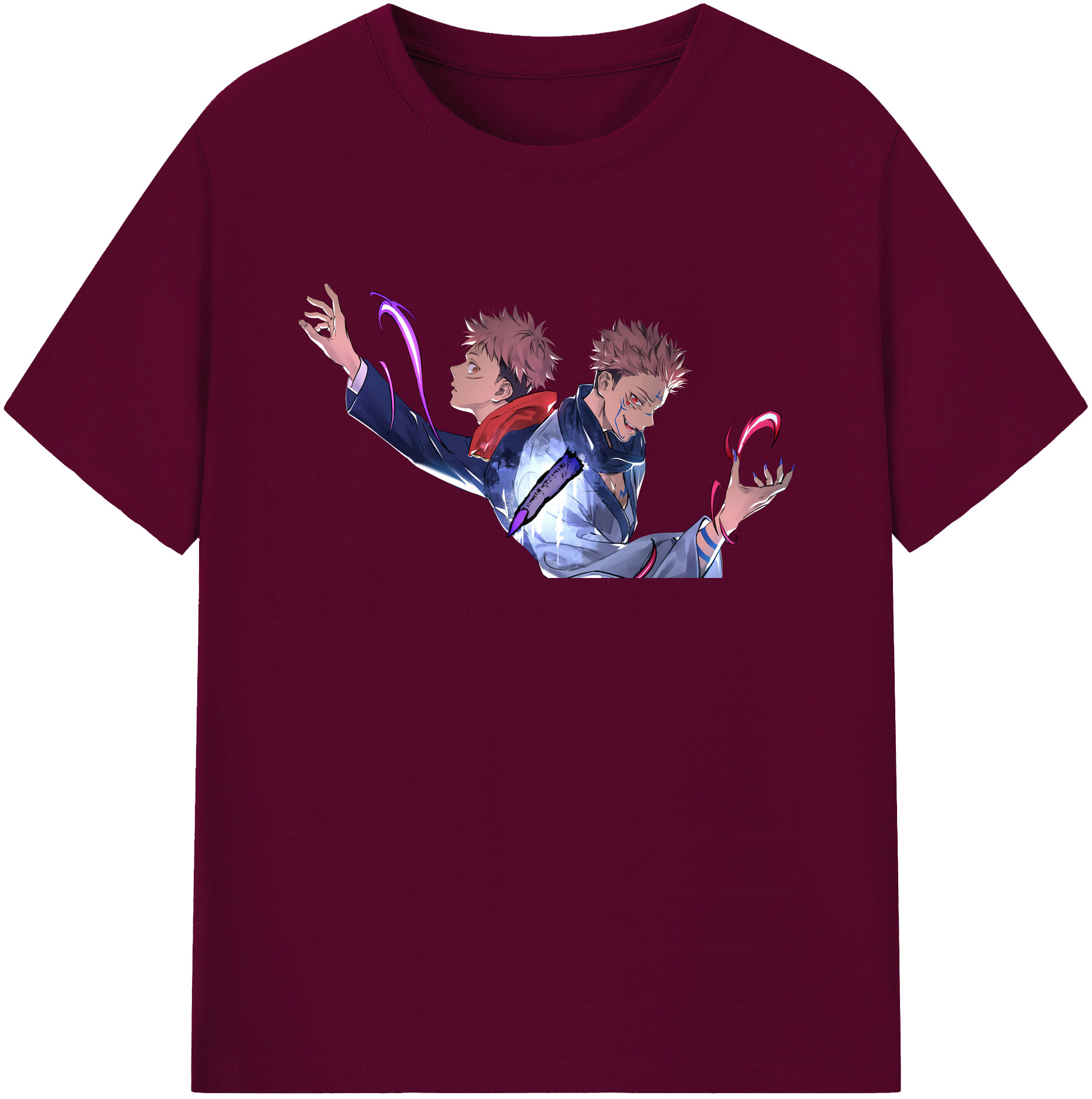 （画像用） 呪術廻戦 Jujutsu Kaisen レディースカジュアルプリントTシャツ（綿100％）
